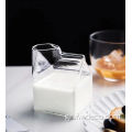 350ml Creative Milk Box Glass Mug